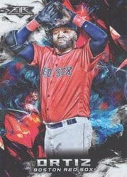 2018 Topps Fire Base Set David Ortiz #40 card