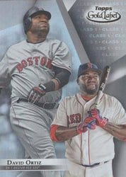2018 Topps Gold Label Base Set David Ortiz #23 card