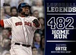 2018 Topps Longball Legends David Ortiz #LL-40 card