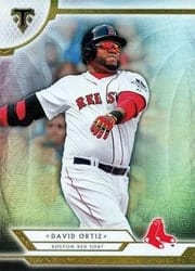 2018 Topps Triple Threads Base Set David Ortiz #70 card