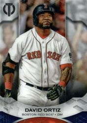 2019 Topps Tribute Base Set David Ortiz #21 card
