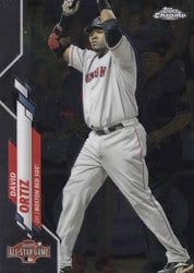 2020 Topps Chrome Update Base Set David Ortiz #U-82 card