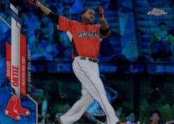 2020 Topps Chrome Update Sapphire Edition Base Set David Ortiz #U-62 card