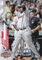 2020 Topps Update Base Set David Ortiz #U-124 card