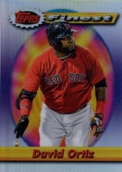 2021 Finest Flashbacks Base Set David Ortiz #215 card