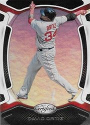 2021 Panini Chronicles Certified David Ortiz #24 card