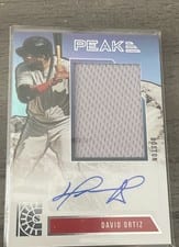 2022 Panini Capstone Peak Material Signatures David Ortiz #PMS-DO card