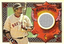 2022 Topps Allen & Ginter Relics (Pattern A) David Ortiz #AGRA-DO card