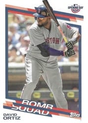 2022 Topps Opening Day Bomb Squad David Ortiz #BS-22 card
