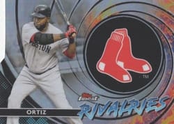 2023 Finest Rivalries Die-Cut David Ortiz #FR-2 card