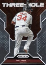 2023 Panini Prizm Three-Hole David Ortiz #TH1 card