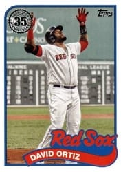 2024 Topps Update 1989 Topps Baseball 35th Anniversary David Ortiz #89US-37 card
