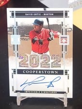 2025 Panini Impeccable Cooperstown Signatures David Ortiz #4 card