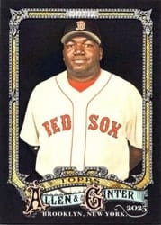 2025 Topps Allen & Ginter X Base Set David Ortiz #53 card