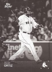 2025 Topps Black & White Base Set David Ortiz #17 card