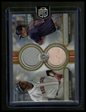 2024 Topps Tribute Dual-Player Relics David Ortiz / Rafael Devers #DR2-OD card