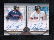2023 Topps Museum Collection Dual Autographs David Ortiz / Triston Casas #DA-OC card