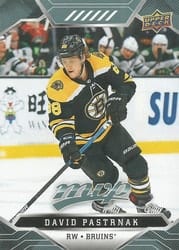 2019-20 Upper Deck MVP Base Set David Pastrnak #5 card