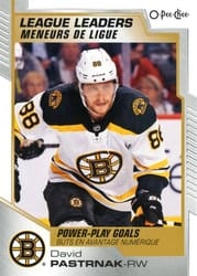 2020-21 O-Pee-Chee Base Set David Pastrnak #585 card