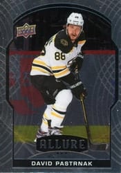 2020-21 Upper Deck Allure Base Set David Pastrnak #7 card