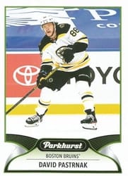 2021-22 Parkhurst Base Set David Pastrnak #275 card