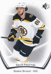 2021-22 SP Base Set David Pastrnak #10 card