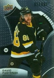 2021-22 Upper Deck Allure Base Set David Pastrnak #47 card
