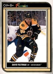 2022-23 O-Pee-Chee OPC Premier David Pastrnak #P-67 card