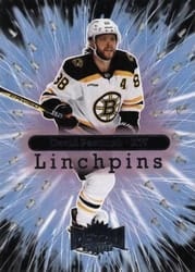 2022-23 SkyBox Metal Universe Linchpins David Pastrnak #11 OF 20 LP card