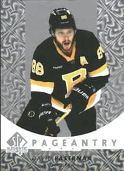 2022-23 SP Authentic Pageantry David Pastrnak #P-39 card