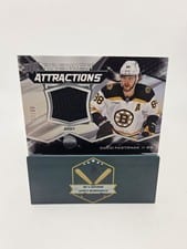 2022-23 Upper Deck Premier Premier Attractions Jersey David Pastrnak #PA-DP card