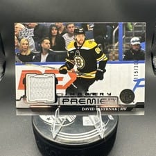 2022-23 Upper Deck Premier Premier Dynamic Imagery Jersey David Pastrnak #PDJ-DP card
