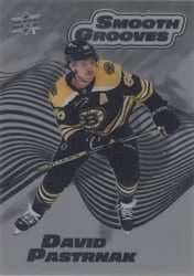 2022-23 Upper Deck Smooth Grooves David Pastrnak #SG4 card
