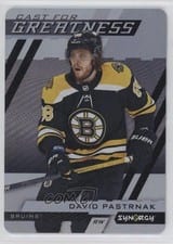 2022-23 Upper Deck Synergy Cast For Greatness David Pastrnak #CG-23 card