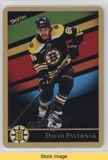 2023-24 SkyBox Metal Universe 1990 Skybox Metal Retros David Pastrnak #25 card