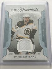 2023-24 Upper Deck Artifacts NHL Remnants David Pastrnak #NR-DP card