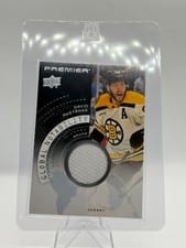 2023-24 Upper Deck Premier Global Nobility Jersey David Pastrnak #GN-DP card