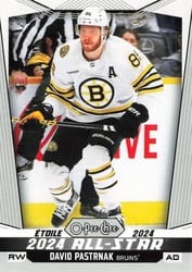 2024-25 O-Pee-Chee Base Set David Pastrnak #501 card