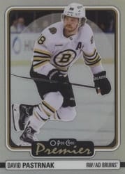 2024-25 O-Pee-Chee Platinum O-Pee-Chee Premier David Pastrnak #OP10 card