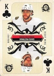 2024-25 O-Pee-Chee Playing Cards David Pastrnak #K♣ card
