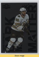 2024-25 Skybox Metal Universe Dark Matter David Pastrnak #DM-25 card