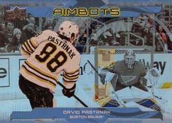 2024-25 Upper Deck Aimbots David Pastrnak #AB-8 card