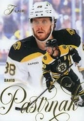 2025-26 Flair Base Set David Pastrnak #7 card