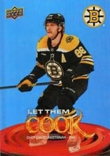 2025-26 Upper Deck Let Them Cook David Pastrnak #LTC-5 card