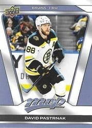 2025-26 Upper Deck MVP Base Set David Pastrnak #27 card