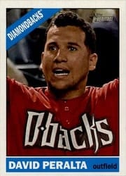 2015 Topps Heritage Base Set David Peralta #251 card