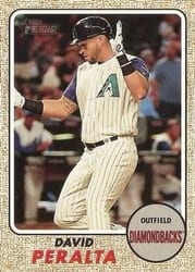 2017 Topps Heritage Base Set David Peralta #633b card