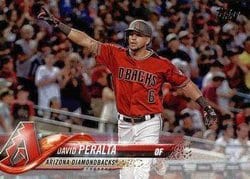 2018 Topps Base Set David Peralta #319 card