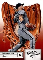 2019 Panini Leather & Lumber Base Set David Peralta #21 card