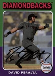 2019 Topps Archives Base Set David Peralta #120 card
